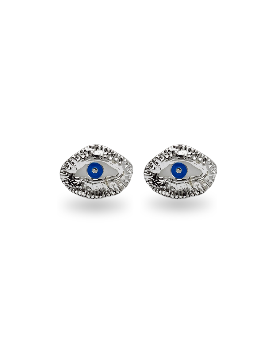 ENAMEL EYE EARRING