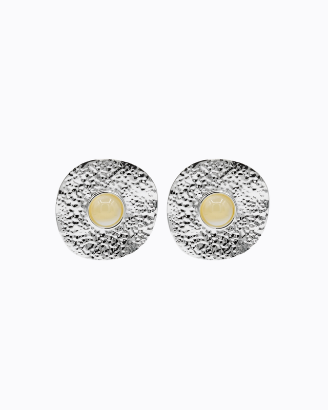 MOTHER-OF-PEARL EARRING