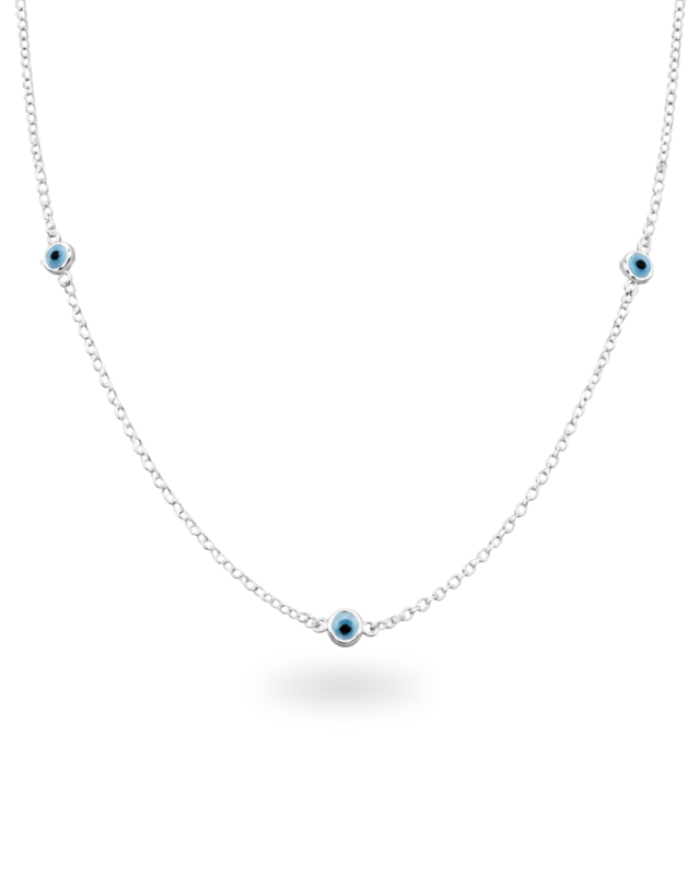 COLLANA TRIPLE EVIL EYE