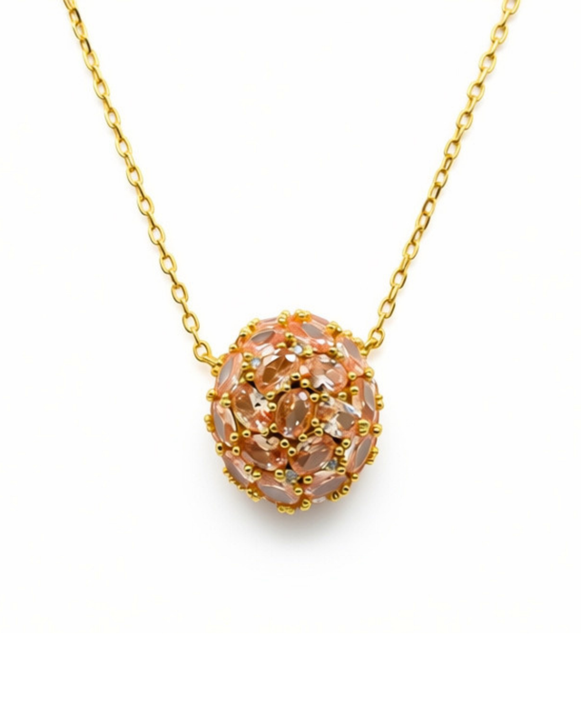 GOLD PAVÉ NECKLACE