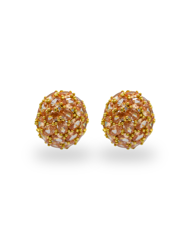 PAVÉ GOLD EARRING